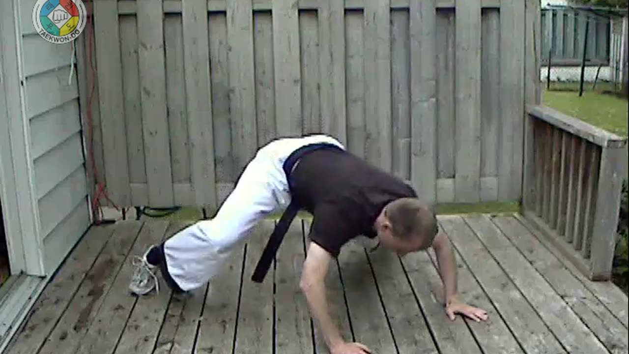 Warm-ups: 18-pushup-position-arch-back-pushups-ceiling-front-view