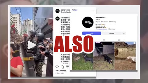 Fact Check: Video Of Smiling Riot Policeman Pepper Spraying Woman With Shaved Head Is NOT Real -- AI