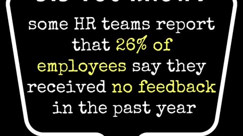 Feedback matters