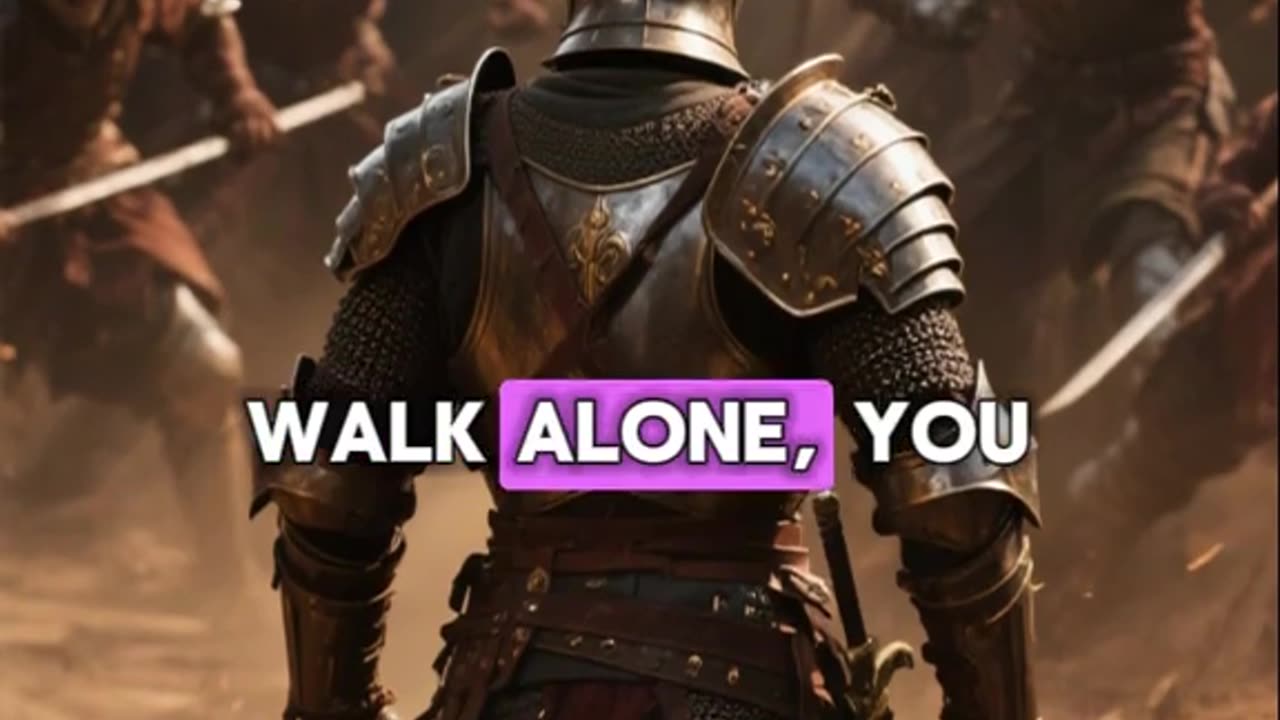 A Warrior Must Walk Alone – The Path of Strength and Solitude