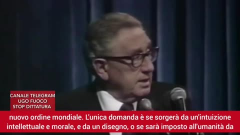 1992 HENRY KISSINGER, UN NUOVO ORDINE MONDIALE EMERGERÀ