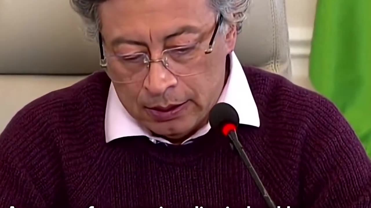 Comandante Gustavo Petro: "Bibi should be arrested. Trump's complicit"