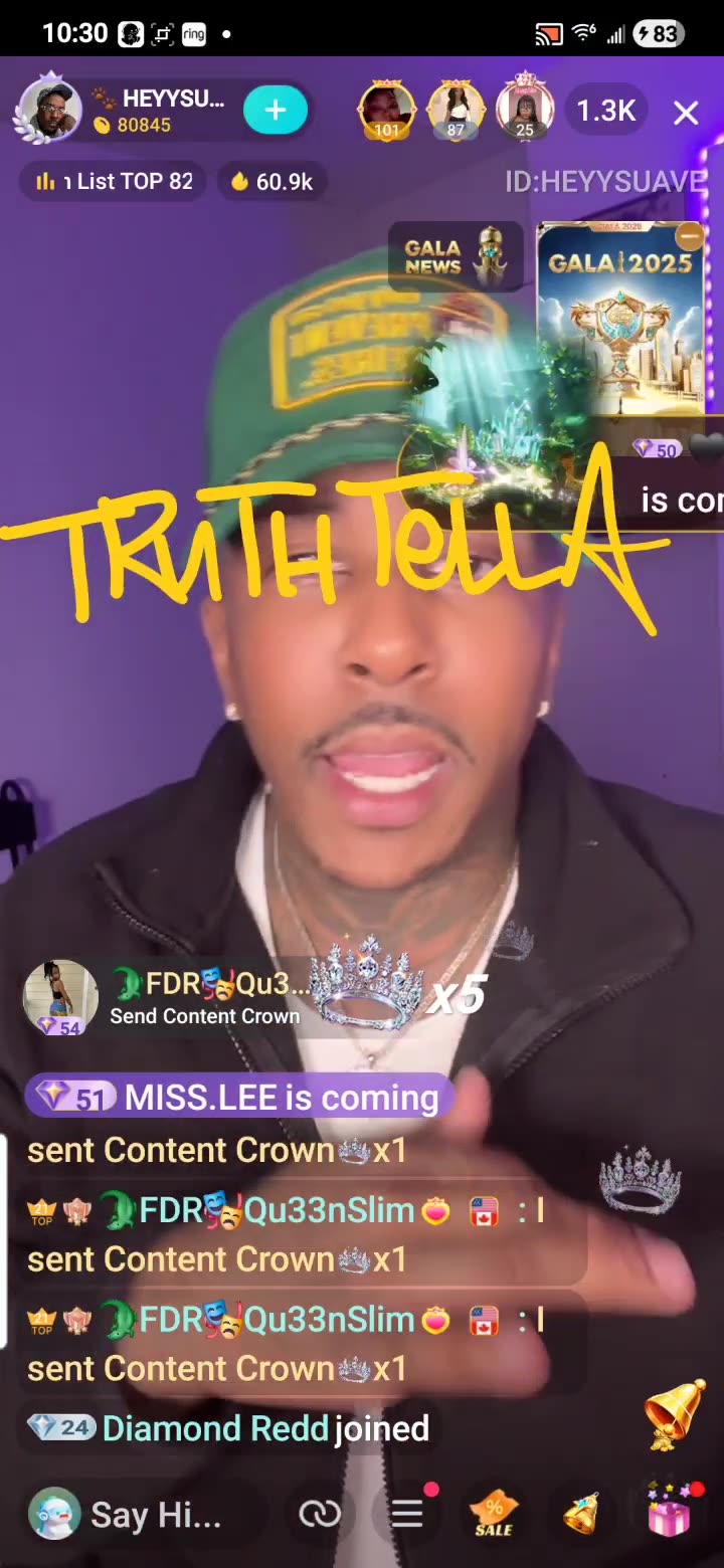 LYSOL LIONEL SUAVE SAYS TRAP CECE GOTTA BEG FOR HIS LOVE LIKE SHE BEGGED NOCAP