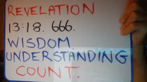 Revelation 13:18. Count.