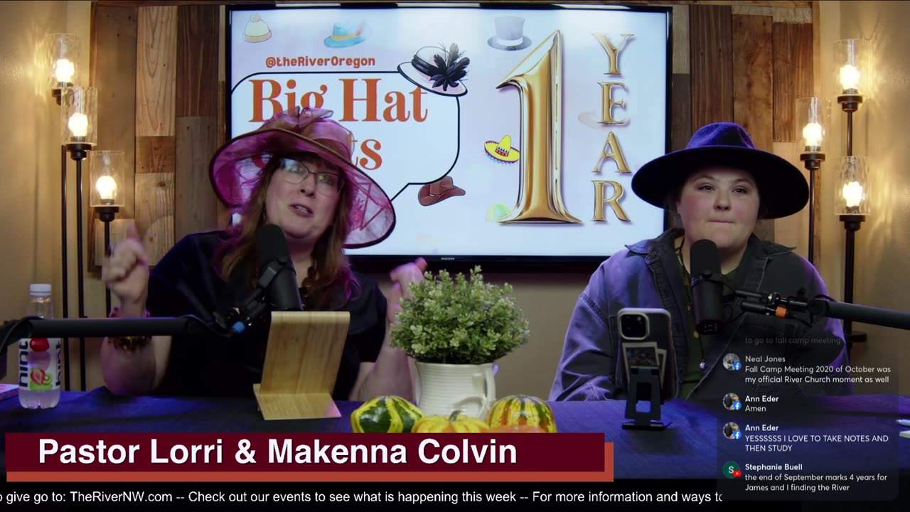 10-8-25 | Big Hat Chats w/ Pastor Lorri & Makenna Colvin | Episode 52 | The River Church Salem
