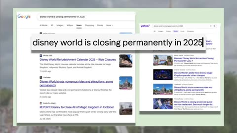 Fact Check: Disney World Did NOT Announce It Is Closing Permanently In 2025 -- Satire Website