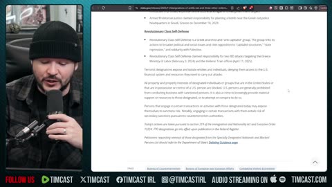 Antifa Declared FOREIGN TERRORISTS | Tim Pool