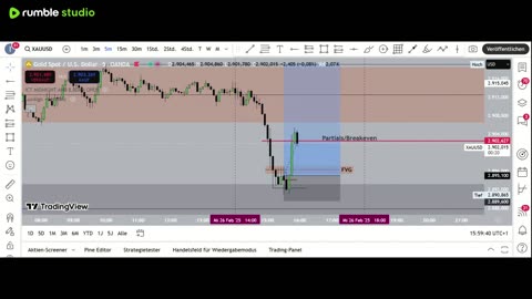 Xau usd new york 26.02.2025