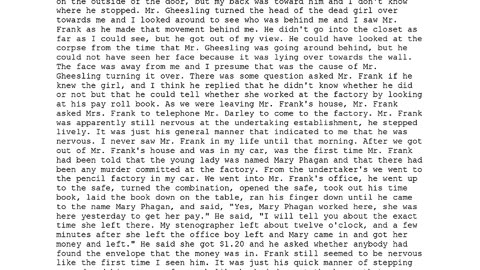 W W ROGERS, Sworn In For The State, 6th To Testify