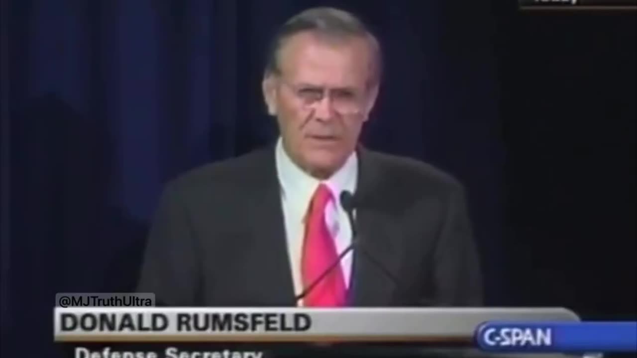 Deep-State Scumbag Donald Rumsfeld & the Missing $2.3T on 10 Sep 2001