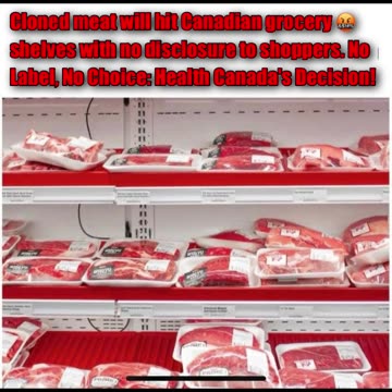 No Label, No Choice: Health Canada's Decision on Cloned Meat