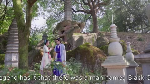 Qingcheng & Gengyun love of petals Qingcheng gives Gengyun a gif in the forest episode 12
