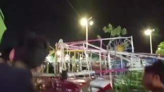 Ferris wheel collapses during fair in Santa Cruz de la Sierra, Bolivia, injuring 10 people; more