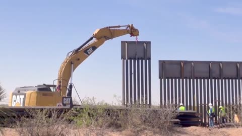 BORDER WALL CONSTRUCTION UNDERWAY IN TEXAS AND ARIZONA!