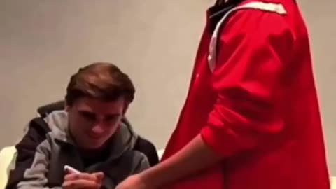 Footballer Griezmann got sexually harassed by a female fan.