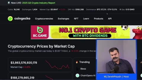 The Crypto Market Live – 16th October