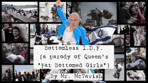Bottomless I.D.F. (Israel Defence Forces) + a voice for the voiceless children of Gaza