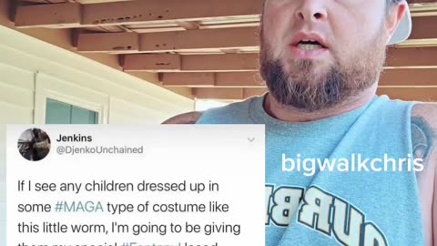 Wall Street Apes - Liberal posted “I see any children dressed up in some MAGA...