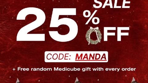 Meamo Christmas Sale 25% off Code MANDA