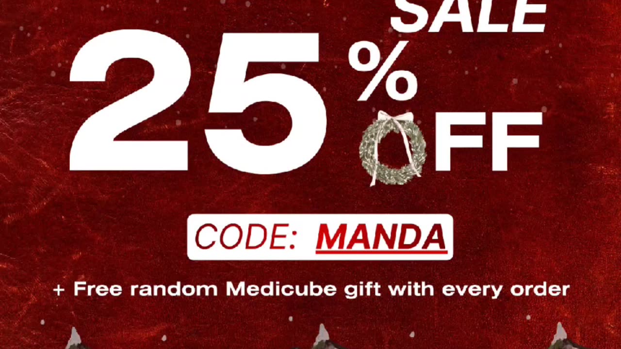 Meamo Christmas Sale 25% off Code MANDA