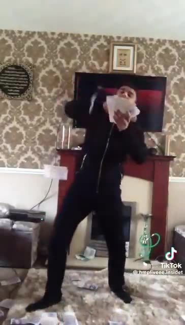 With all that money you’d think he’d buy some new wallpaper Where did he get all that money from ?