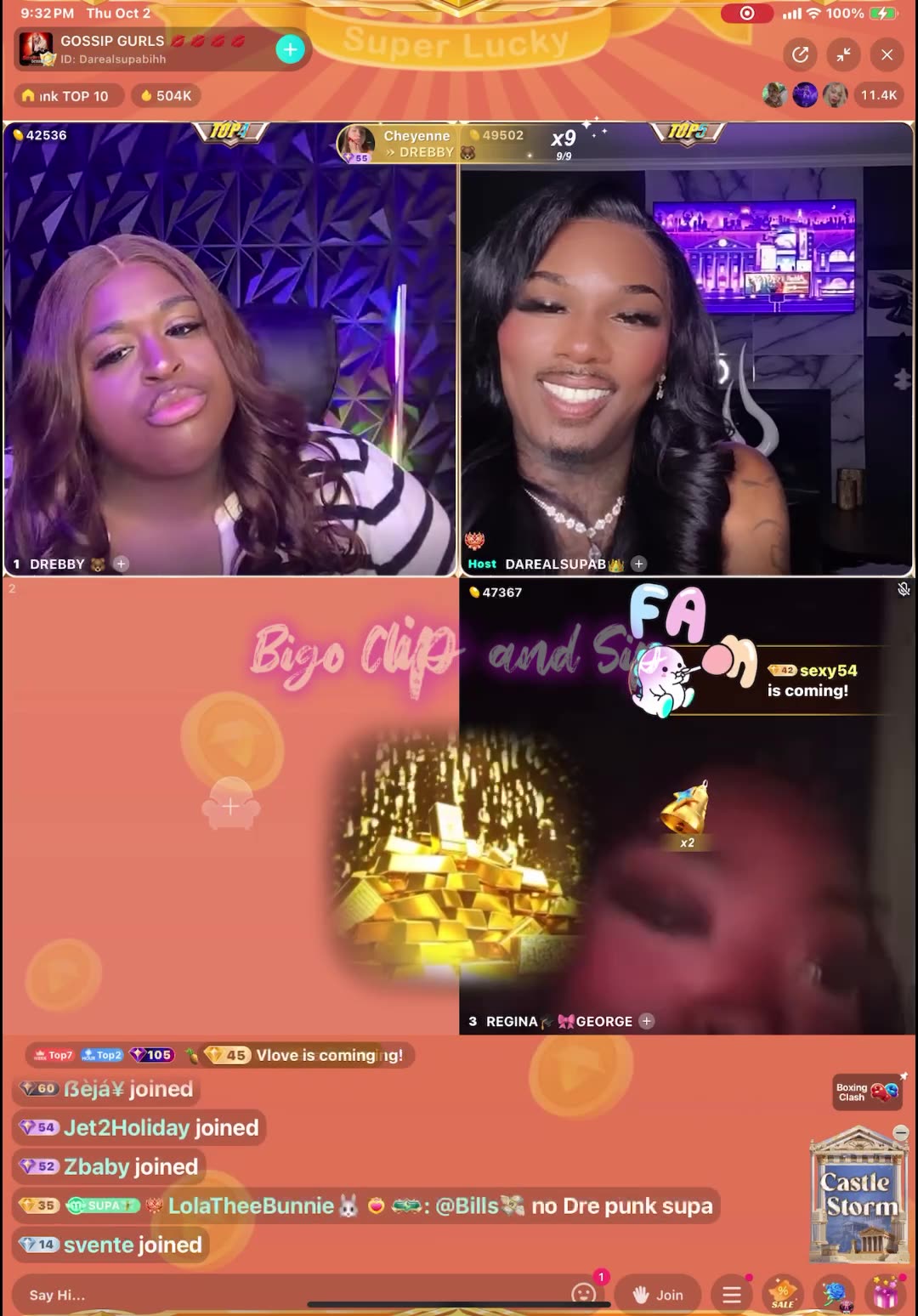Gossip Gurls segment ft Supas audio of him n Ms Diverse convo about DreBaby 10/2/25 #bigoclipandsip