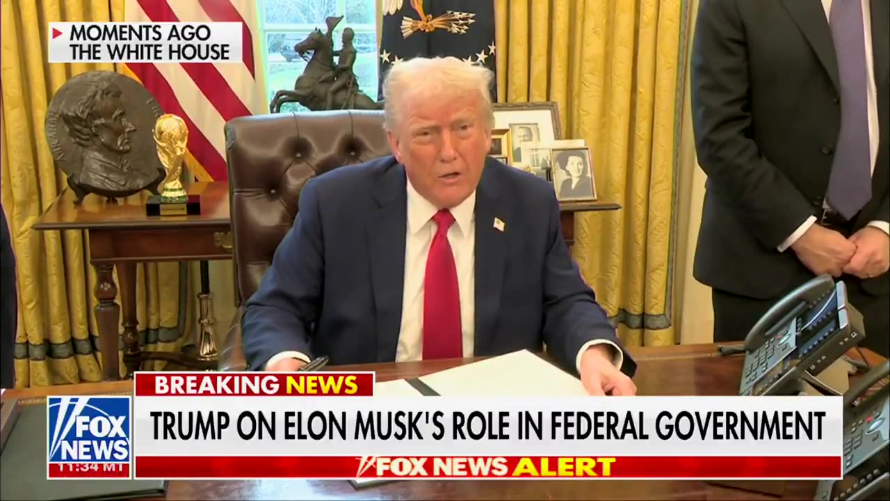 President Donald J. Trump on Elon Musk's role in the federal government!