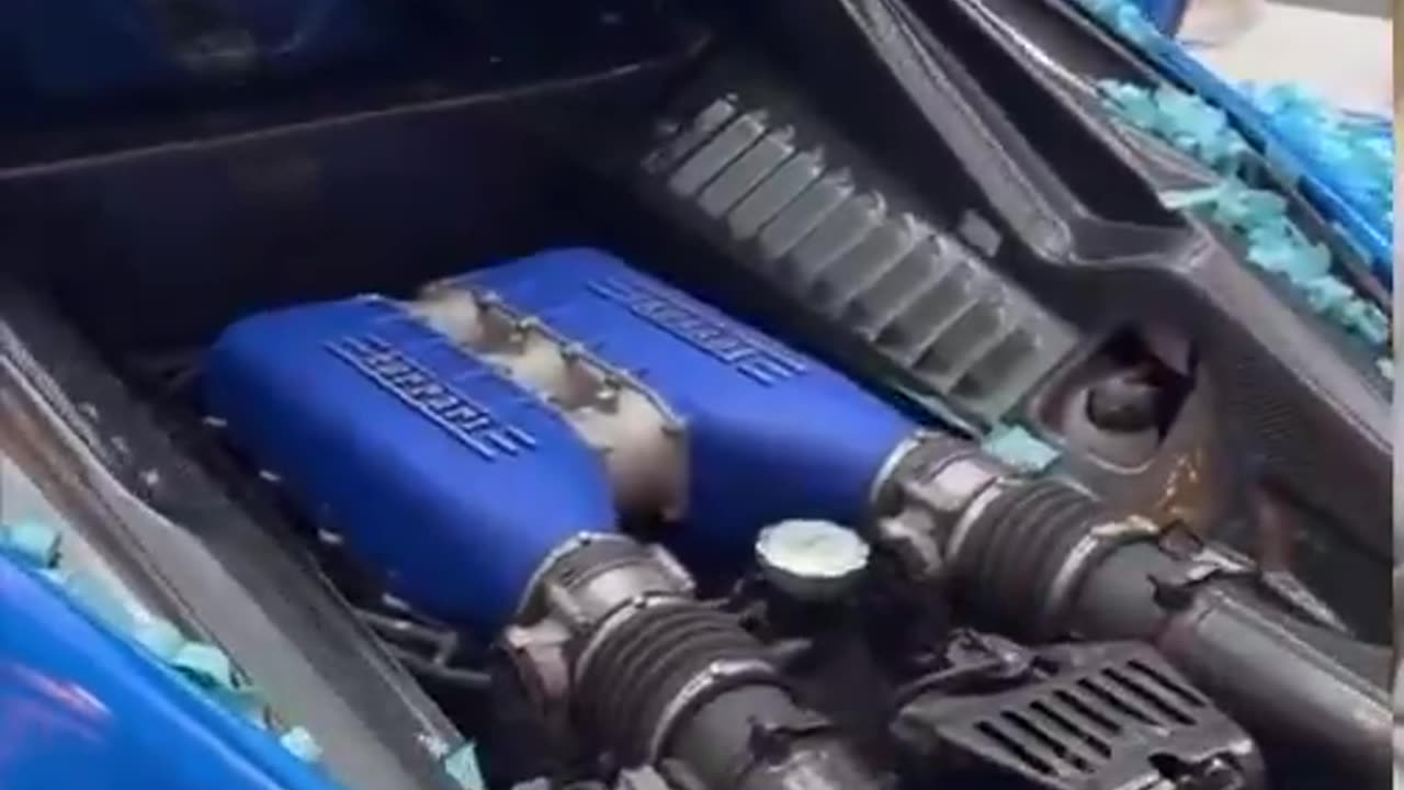 OF model Bonnie Blue shows off her new custom Ferrari