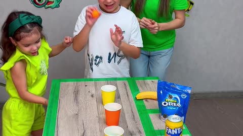 Cup Toss Challenge – Win a Prize! #challenge #entertainment #kidsvideo #familychallenge #shorts