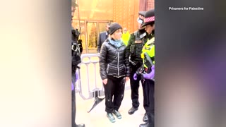 Greta Thunberg arrested at pro-Palestinian protest in London