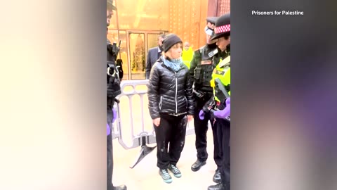 Greta Thunberg arrested at pro-Palestinian protest in London