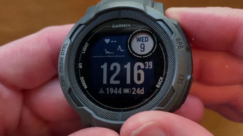 Customization of Garmin Instinct 2 using Connect IQ