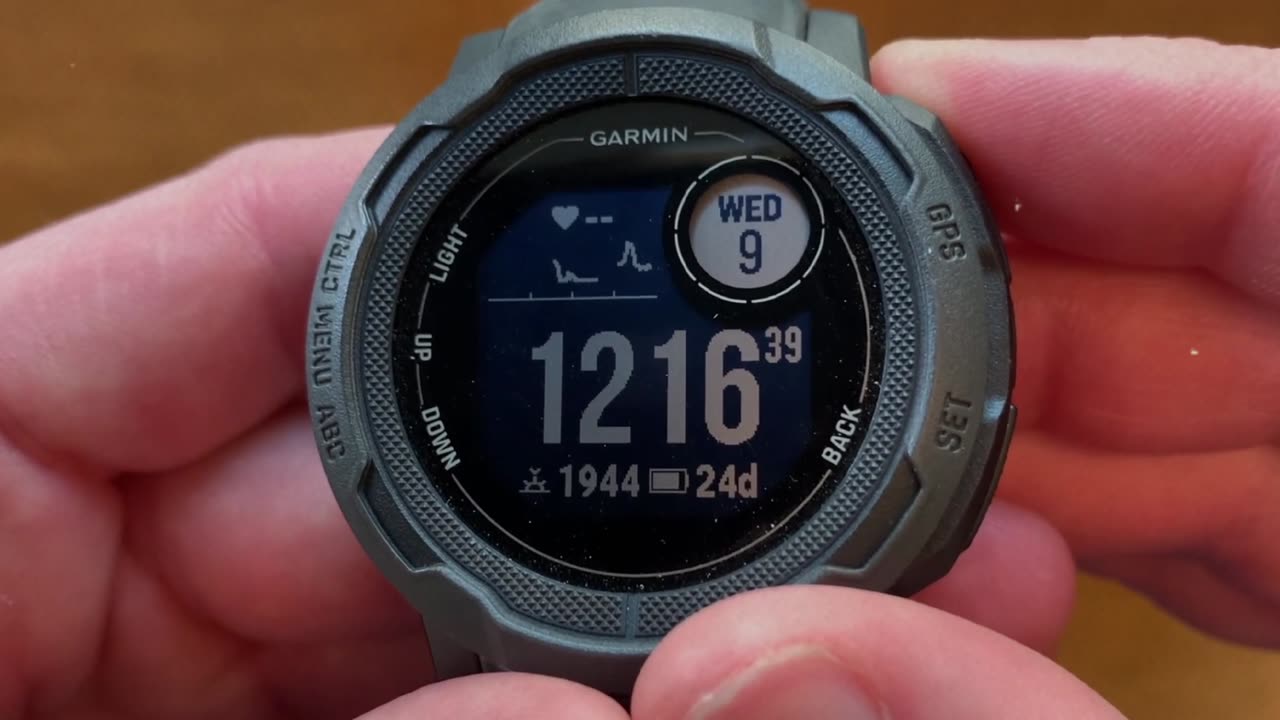 Customization of Garmin Instinct 2 using Connect IQ