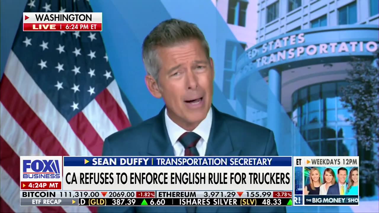 Sean Duffy Names The State That Won't Comply With Trucking Requirements