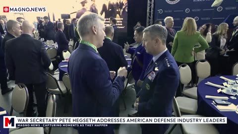 🇺🇸 WAR Secretary Pete Hegseth Addresses American Defense Industry Leaders in California [LIVE]