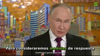 Putin advierte sobre posibles medidas de respuesta contra Ucrania por ataques a buques rusos