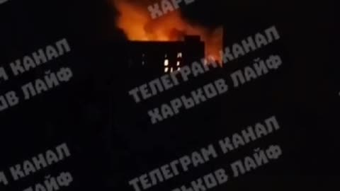 Kharkiv under attack by KABs. Severe fires in the city and partial power outage