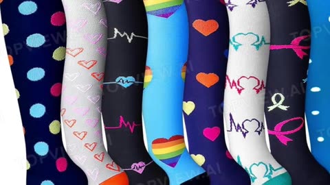 Best Compression Socks for Running, Hiking & Circulation | CHARMKING