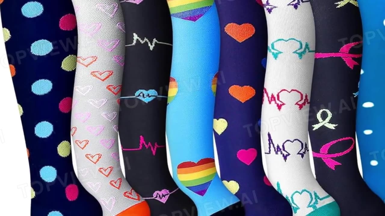 Best Compression Socks for Running, Hiking & Circulation | CHARMKING