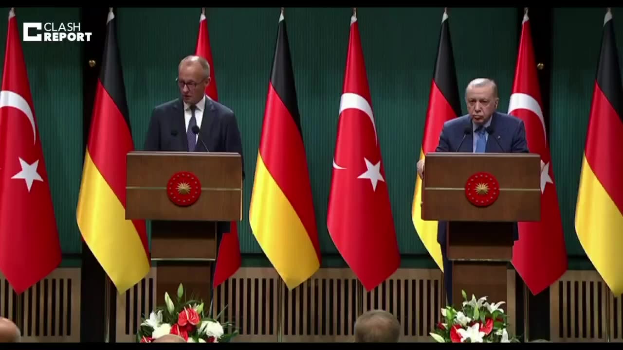The German Chancellor Merz confronts Erdogan in Ankara