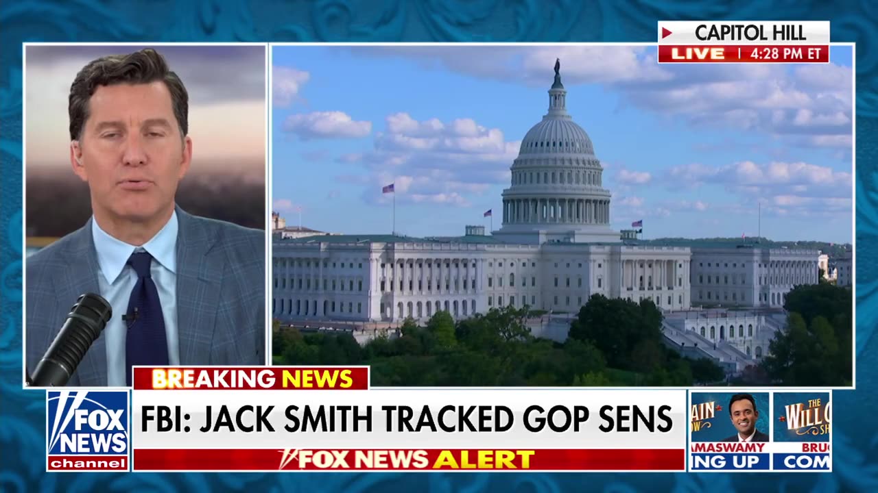 Former special counsel monitored private calls of Republican senators