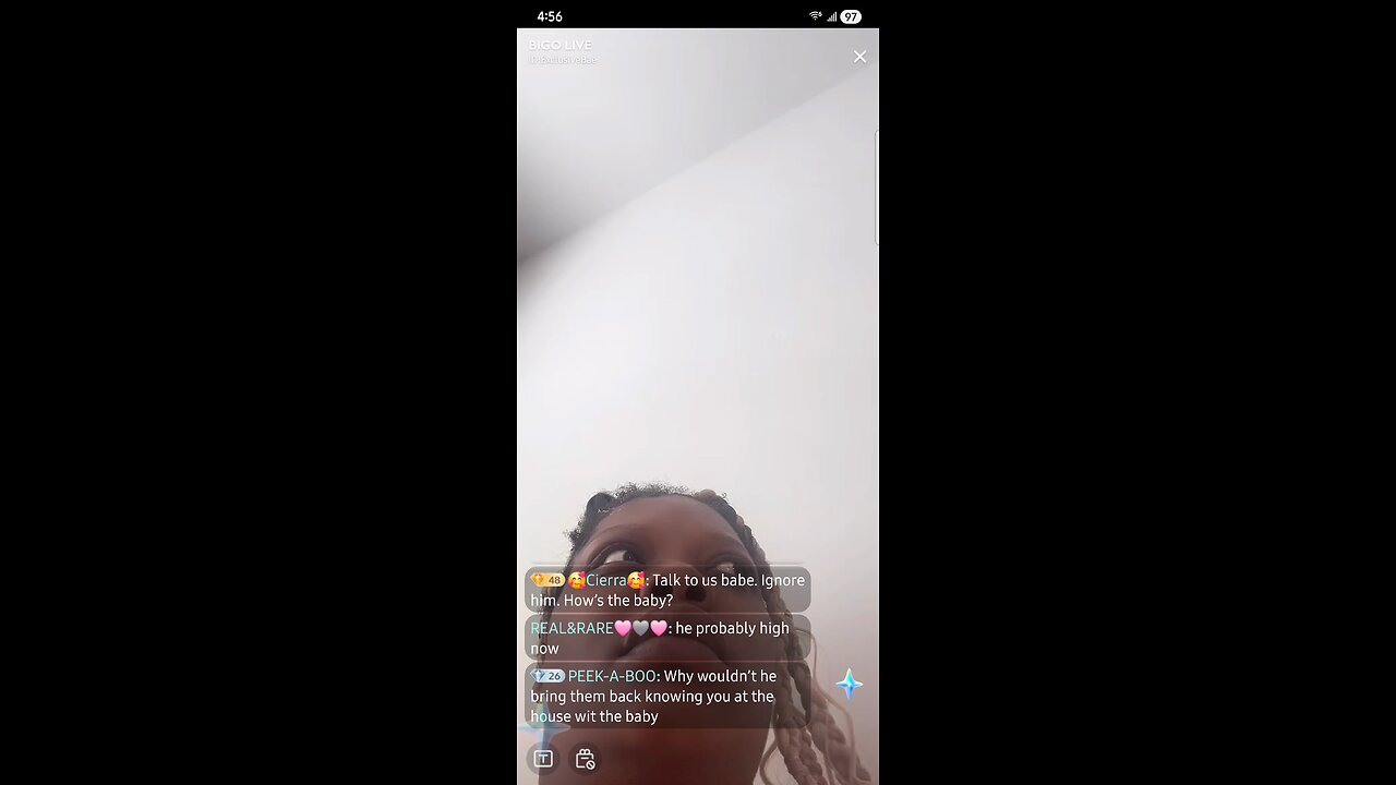 OceanDoll and her baby daddy into it