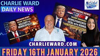 CHARLIE WARD DAILY NEWS WITH CHARLIE WARD & DREW DEMI FRIDAY 16TH JAN 2026 #breakingnews #daily