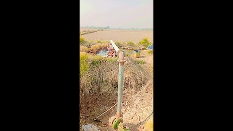 Tube well on solar panels