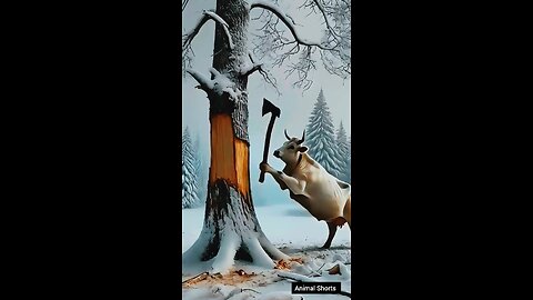 Hardworking Cow story shorts emotional 😭 cow ai animal story wildlife #shorts #ai Cow #trending