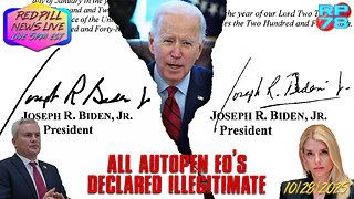 DOJ Investigation of Autopen Orders Begins on Red Pill News Live