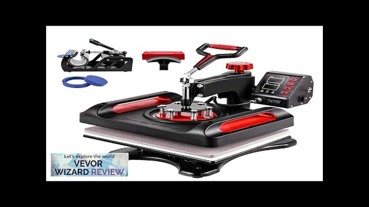 VEVOR Heat Press Machine 12x15 800W Heat Press for Sublimation 5 in Review