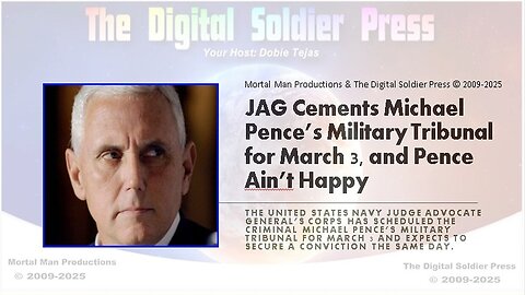 JAG Sets Mike Pence's Tribunal for March 3, 2025