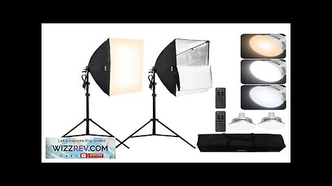 VEVOR Softbox Lighting Kit 20 in x 28 in 45W 3000-6500K LED Review