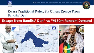 Breaking Kwara Traditional Ruler & Six Others Escape Bandits After N150m Ransom Demand
